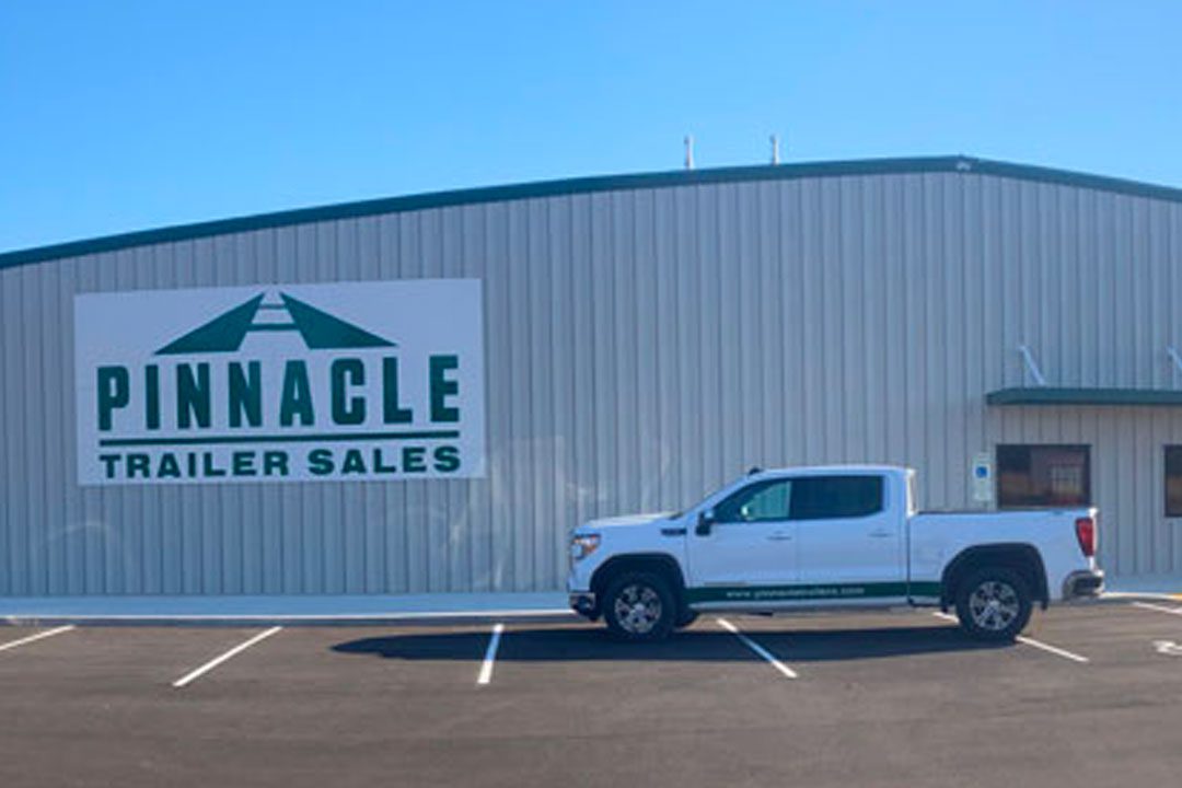 Front Entrance of Pinnacle Trailer Sales in Lynchburg, VA