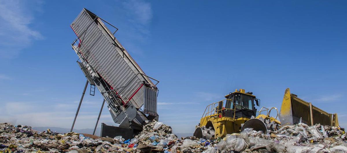 construction trailers for sale dump truck at trash dump