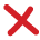 A Red X Icon