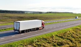 A White Truck Needing Semi Trailer Service On the Highway